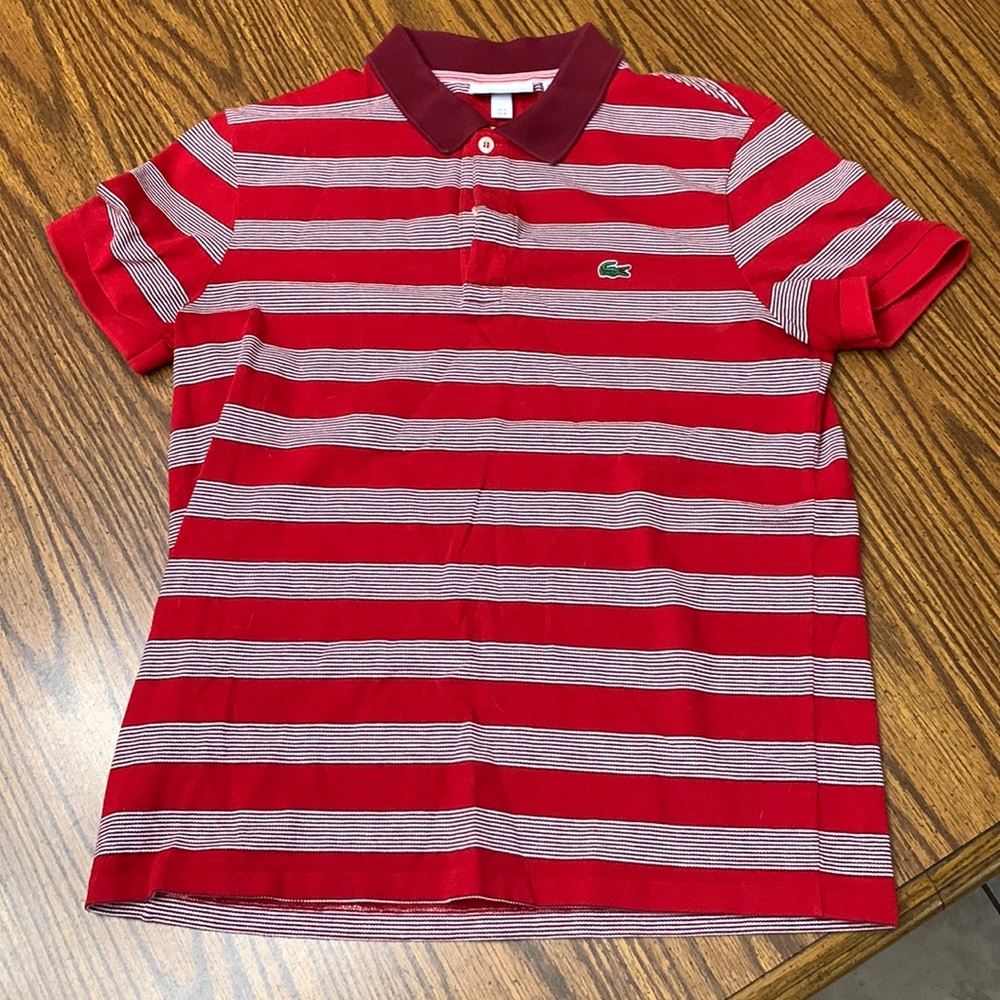 Lacoste Polo barley worn.